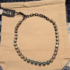Tova Jet Aqua Champagne Mix Oakland Necklace